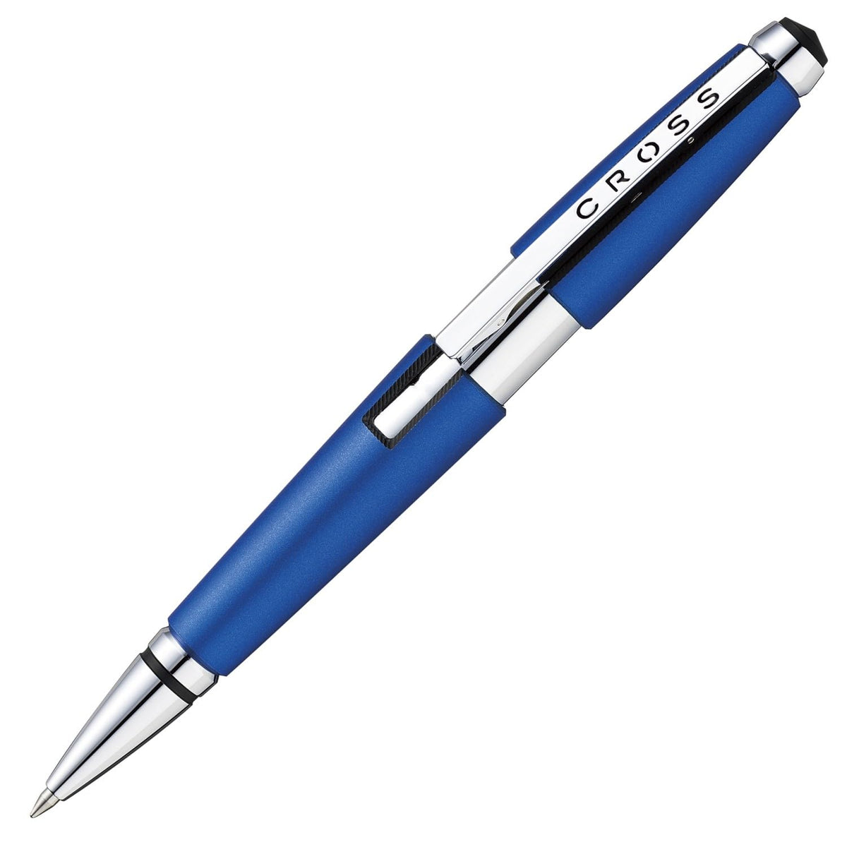 Cross Edge Nitro Blue Gel Rollerball Pen, Medium Point, Black Ink