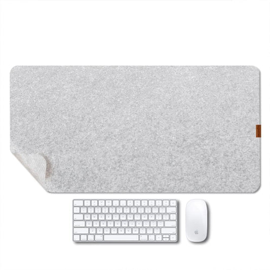 Bright Stone Felt Desk Mat,Non-Slip Mouse Pad, 35.4"x15.7" Office Supplies Desk Protector, Desk