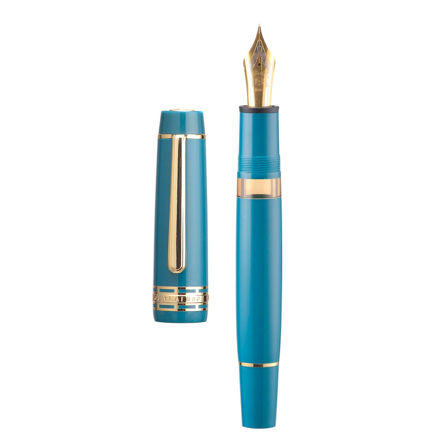 Wikult Yongsheng Junlai 630 Acrylic Fountain Pen, Size 8 Medium Nib with Piston Filling System
