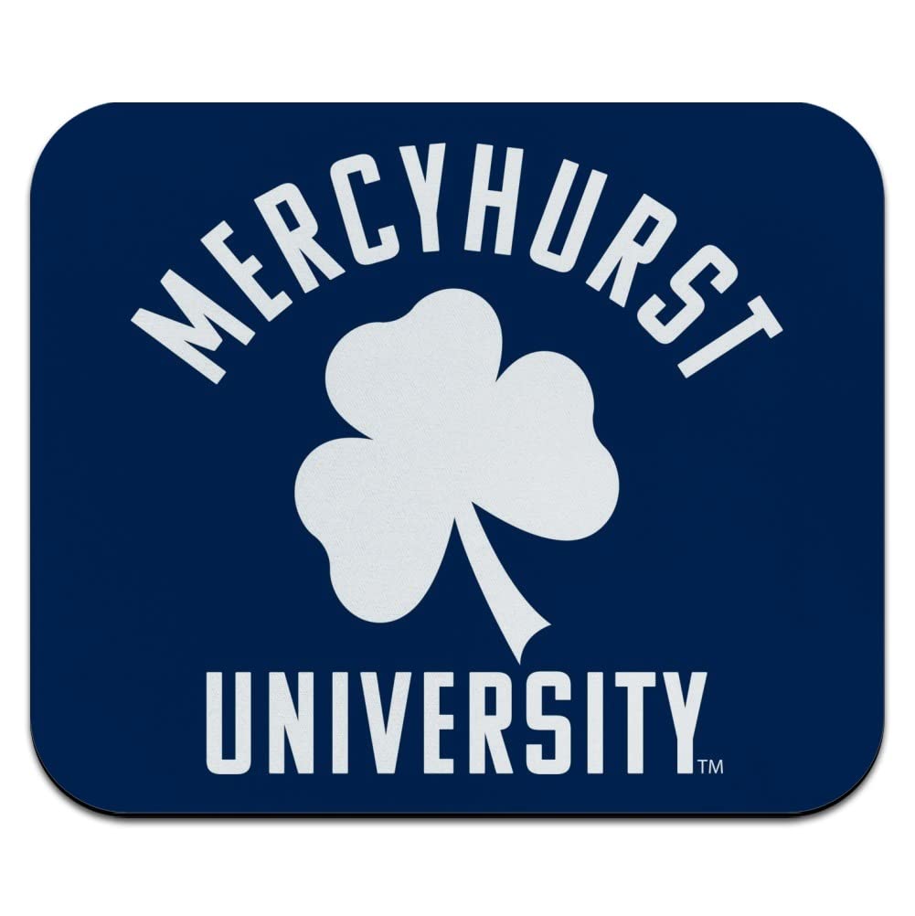 Mercyhurst University Bears Logo Low Profile Thin Mouse Pad Mousepad