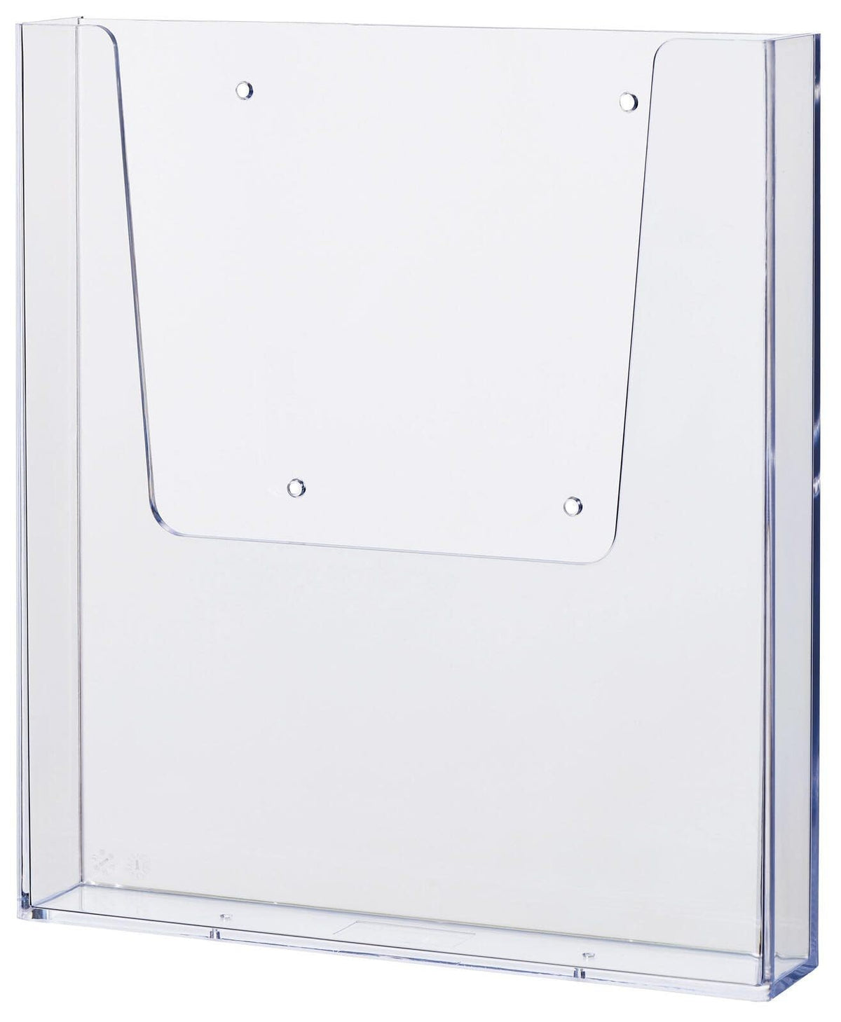 '"The Help Wall HELIT H2350202 Wall-Mounted Brochure Holder 1 x A4 Portrait Clear