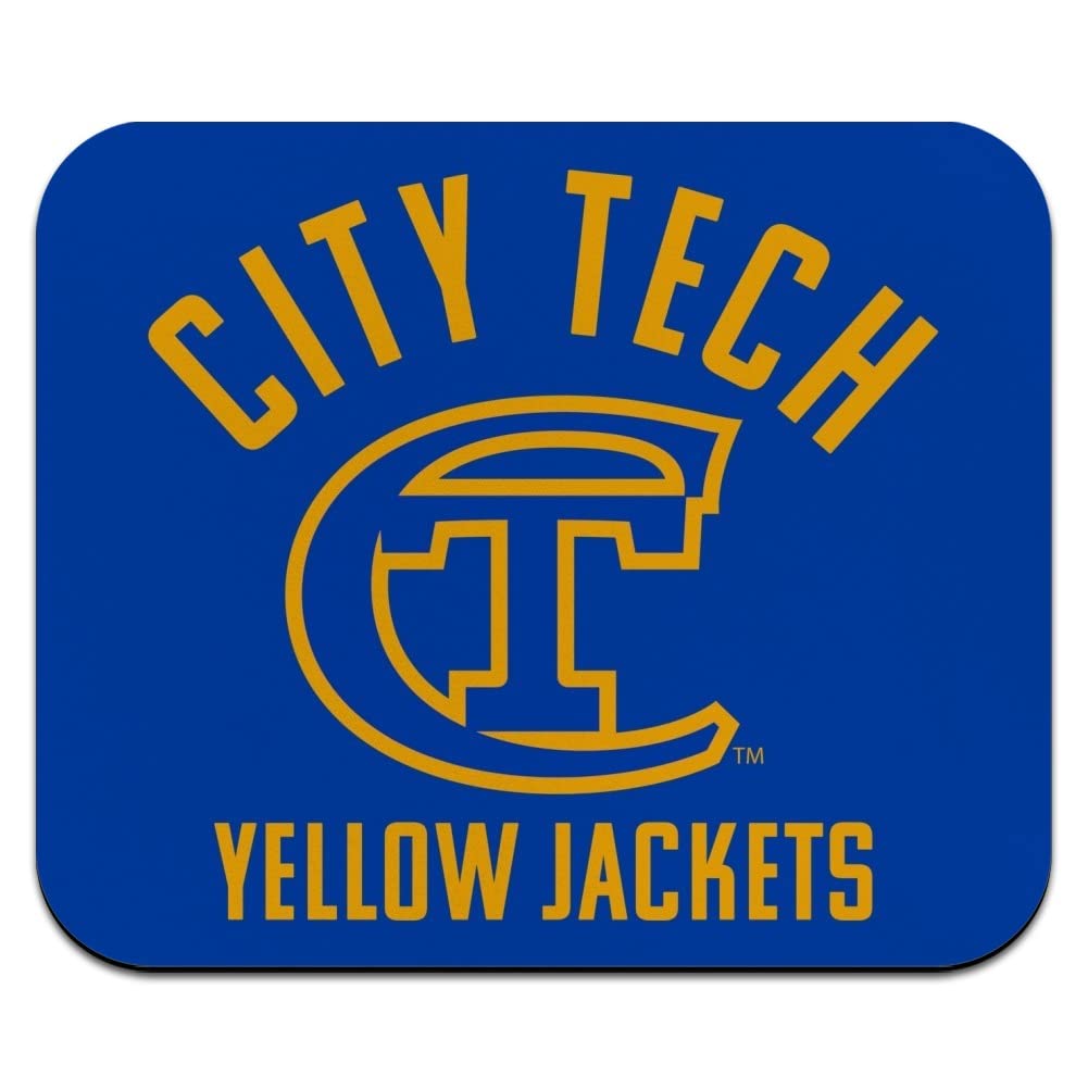 New York City College of Technology Yellow Jackets Logo Low Profile Thin