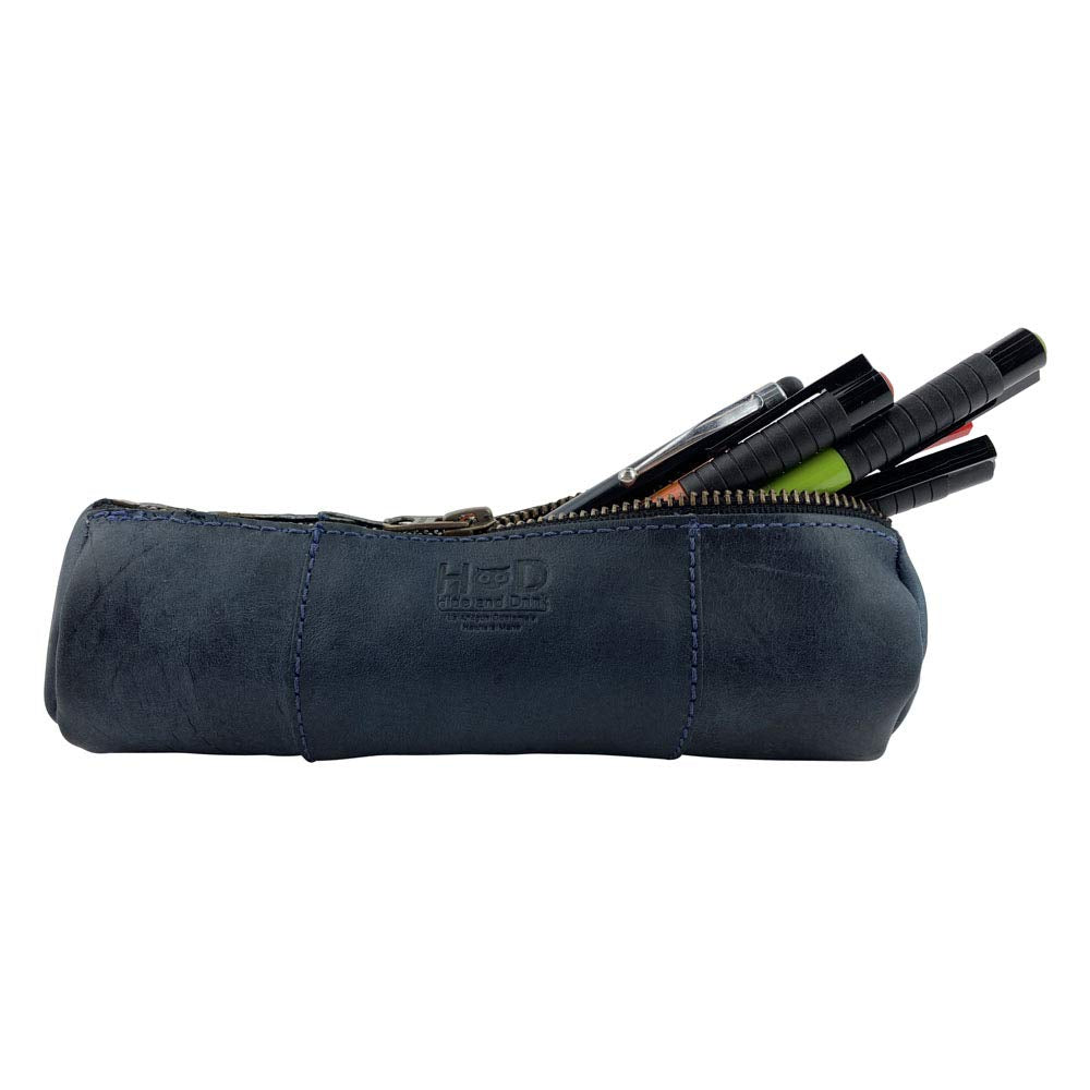 Hide & Drink, Rustic Cylinder Case for Keys, Office Supplies, Change, Personal Items, Cables &
