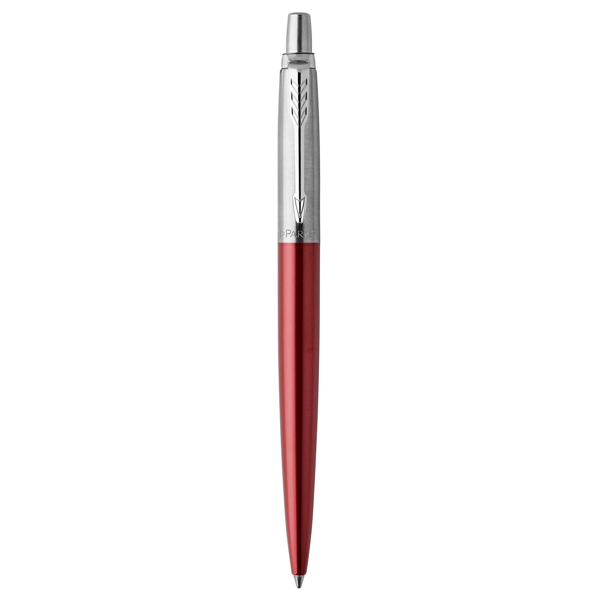 Parker Jotter Ballpoint Pen, Kensington Red, Medium Point, Blue Ink, Gift Box