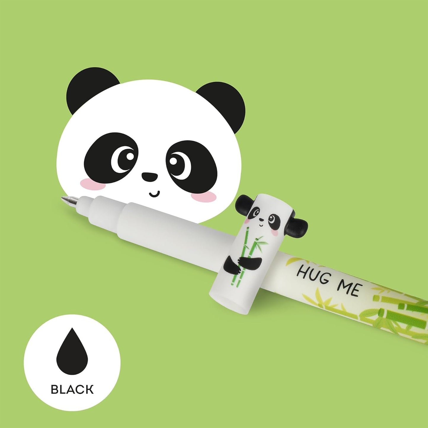 LEGAMI - Set of 5 Erasable Gel Pens with Thermosensitive Erase Ink, Range of ink colours & barrel