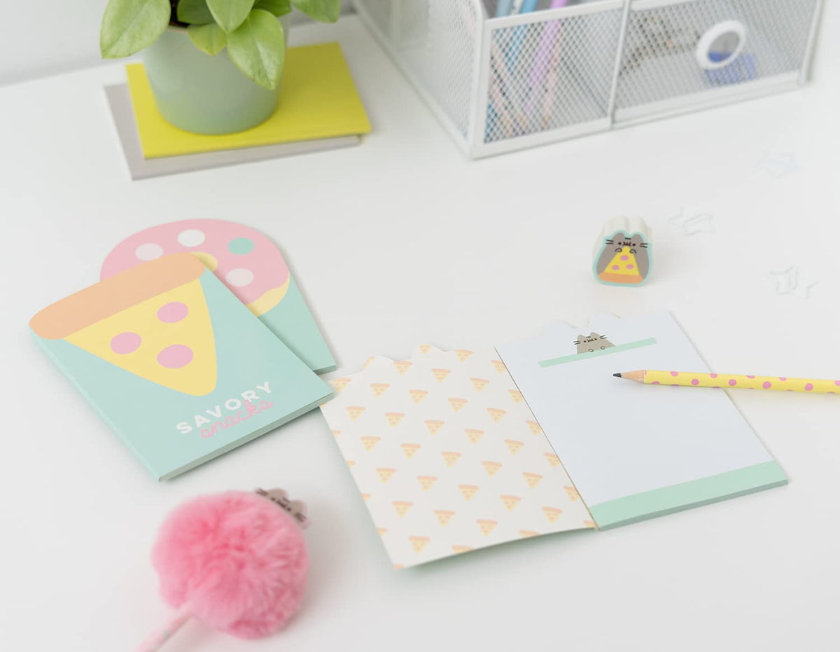 Grupo Erik Pusheen Pencil Case with Pen & 3 Notepads, Pusheen stuff