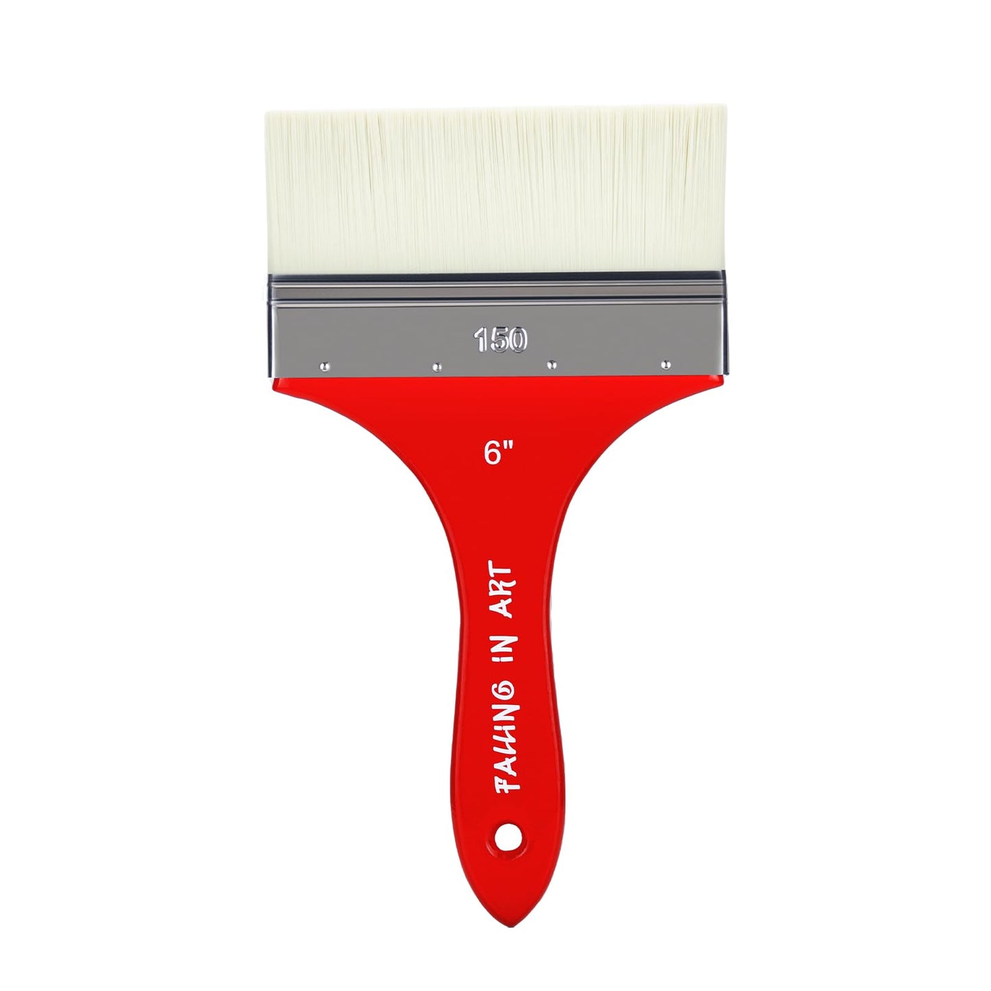 Falling in Art Large 6 Inch Flat Paddle Paint Brush