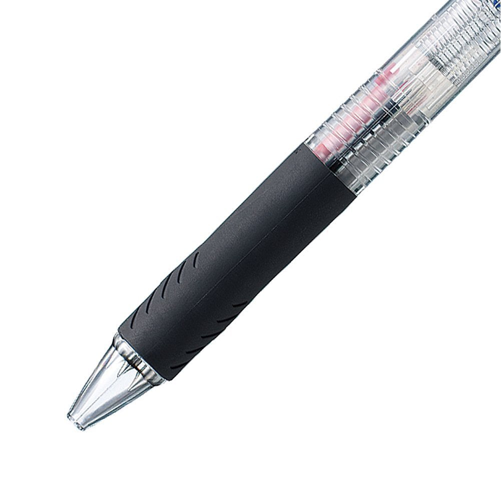 Mitsubishi Pencil SXE3400381P.T Tri-Color Ballpoint Pen, Jetstream 0.38, Transparent, Pack