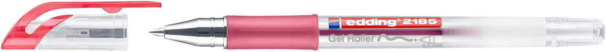 Edding 2185 Gel Ink Rollerball - Red - 1 Pen -.7 mm - Gel Pen for Writing, Drawing, Mandalas