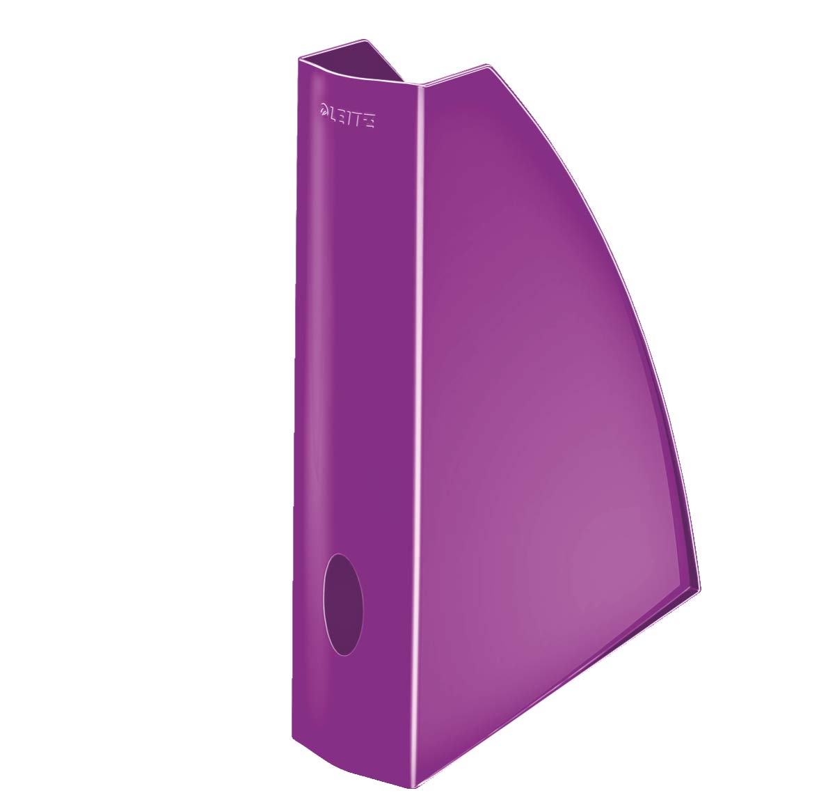 Leitz 52771062 Magazine File, A4, Wow Range, Metallic Purple