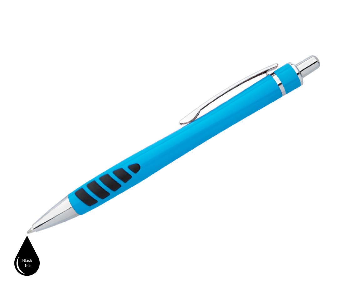 ExpressDesigns™ - Your Name or Imprint on our Custom Printed Addison Ballpoint Pen - Rubber Grip