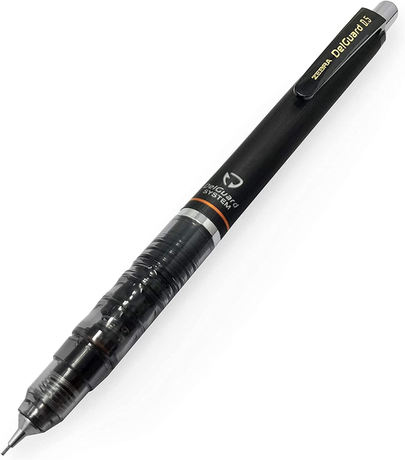 Zebra Delguard Mechanical Pencils - HB 0.5mm - 1 of Each Colour Barrel - Pack of 3