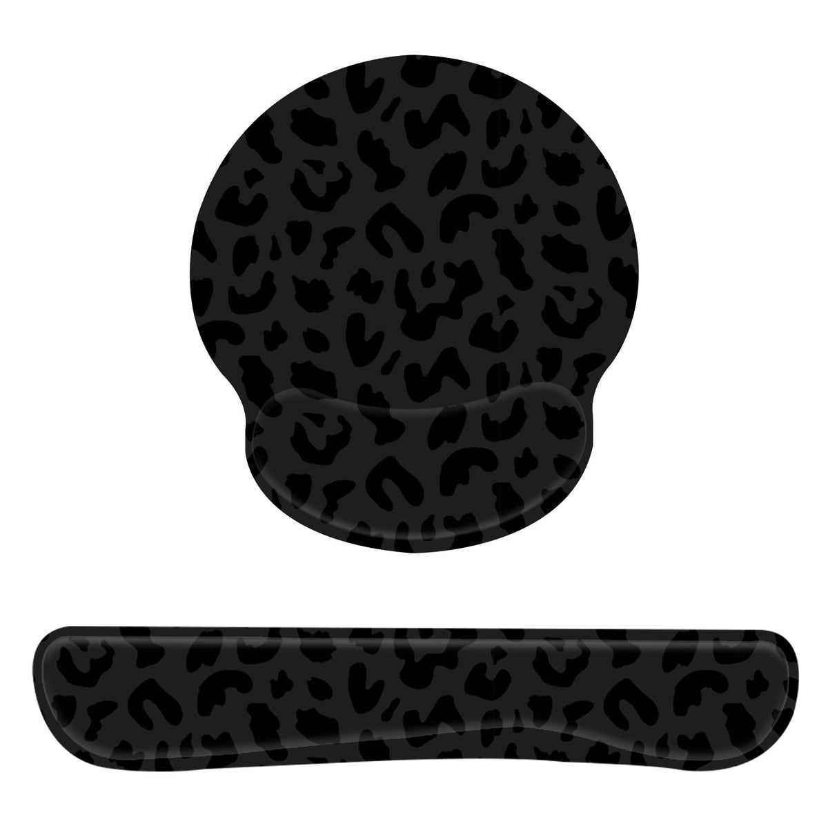 Deokke 2Pcs Keyboard Wrist Rest Pad and Mouse Wrist Rest Support Mouse Pad Set,Ergonomic