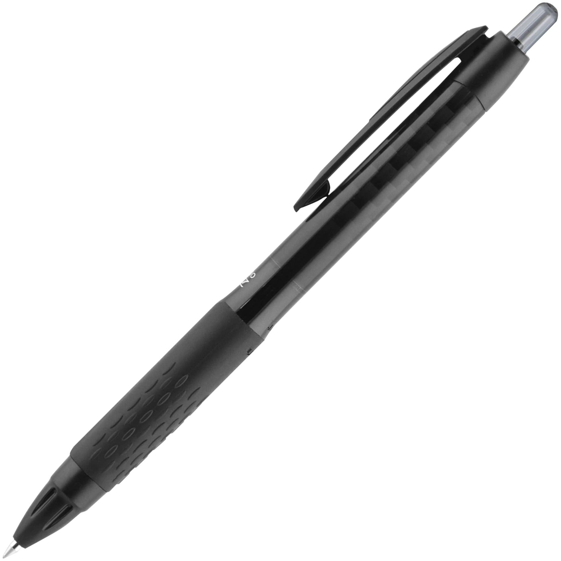 Uniball 307, 0.7mm Medium Point Gel Pens 12 Pack Black Colored Pens, Pens Fine Point, Smooth