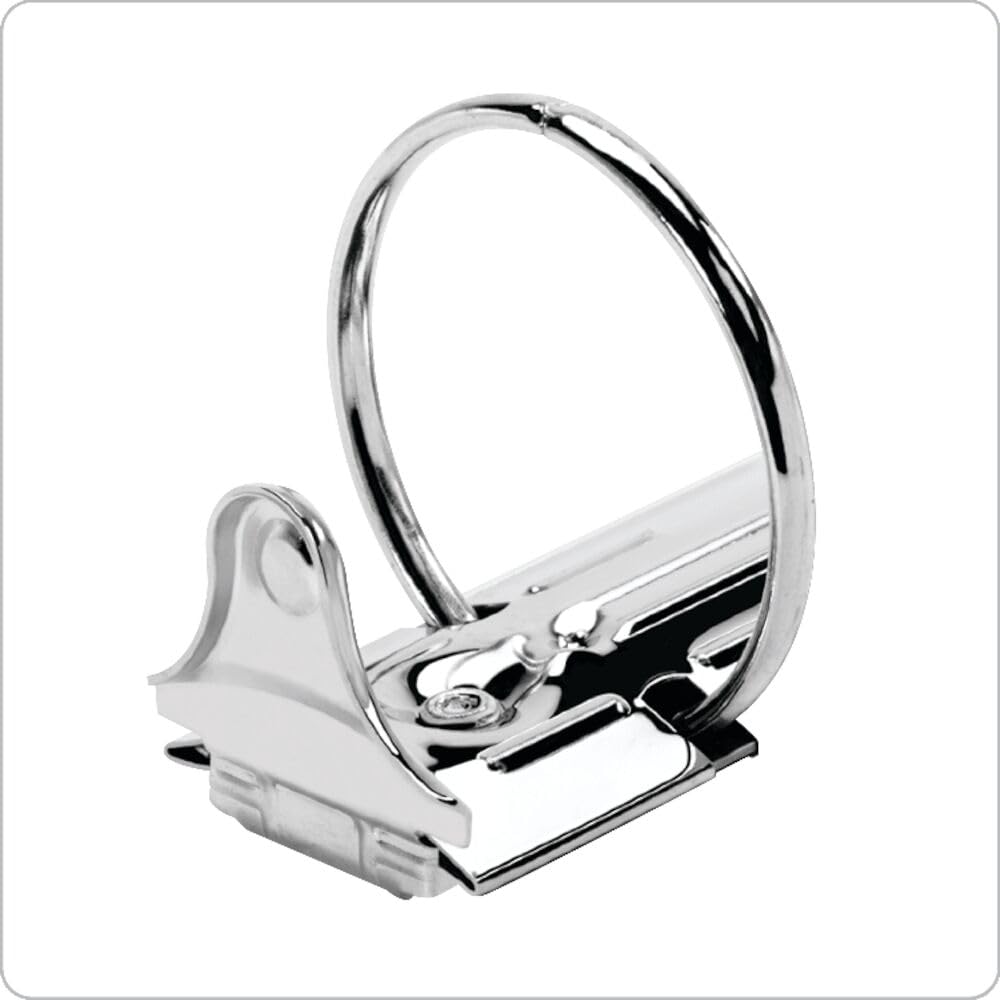 Cardinal Economy 3 Ring Binder, 3 Inch, Presentation View, White, Holds 625 Sheets, Nonstick, PVC