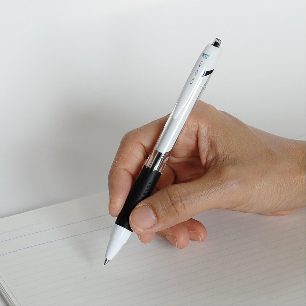 Uni Knock Type Oiliness Ball-point Jet Stream 0.5 Five Sets of Black