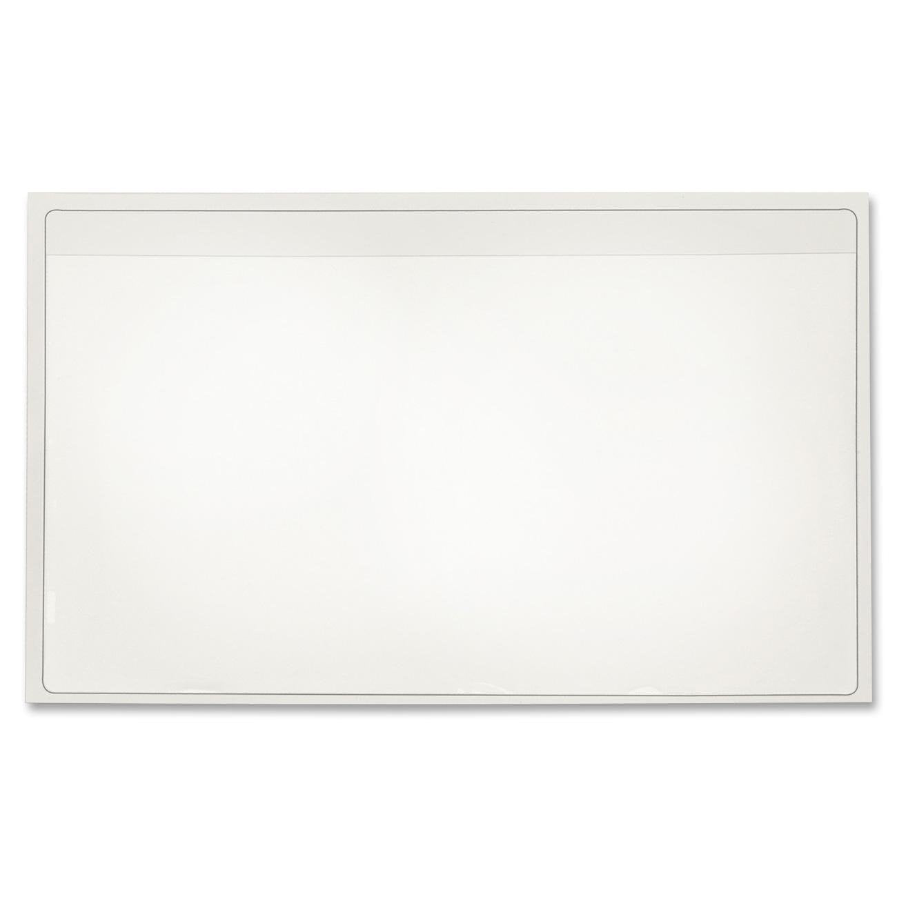 Cardinal HOLDit! Self-Adhesive Half Letter Pockets, 8.5 x 5 Inches, Clear, 100 per Pack (21170)