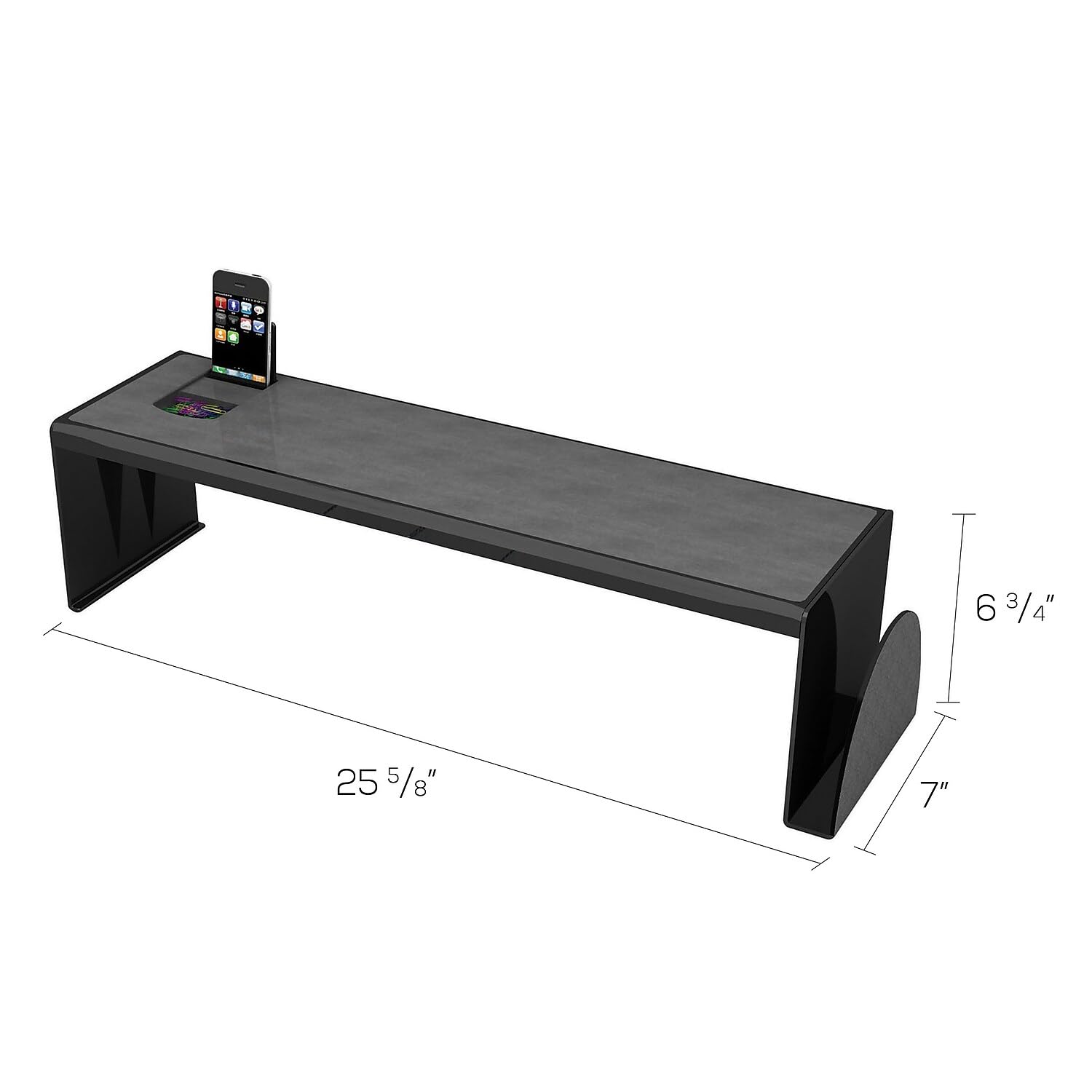Deflecto Sustainable Office Heavy-Duty Desk Shelf