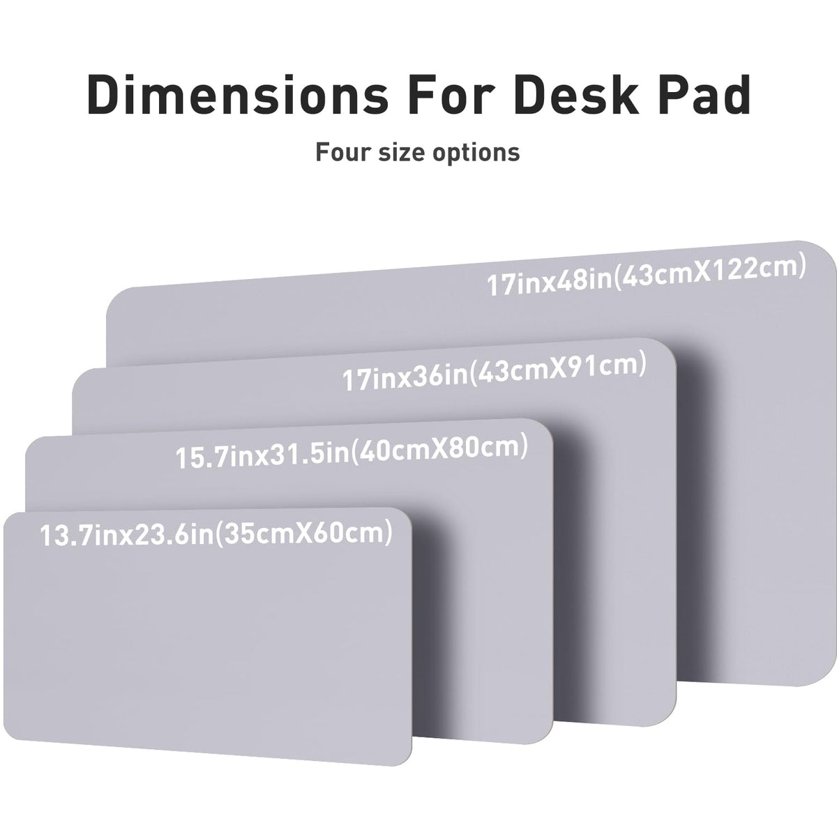 Aothia Large PU Leather Desk Pad Protector – Non-Slip Mouse Pad & Writing Mat for Office/Home