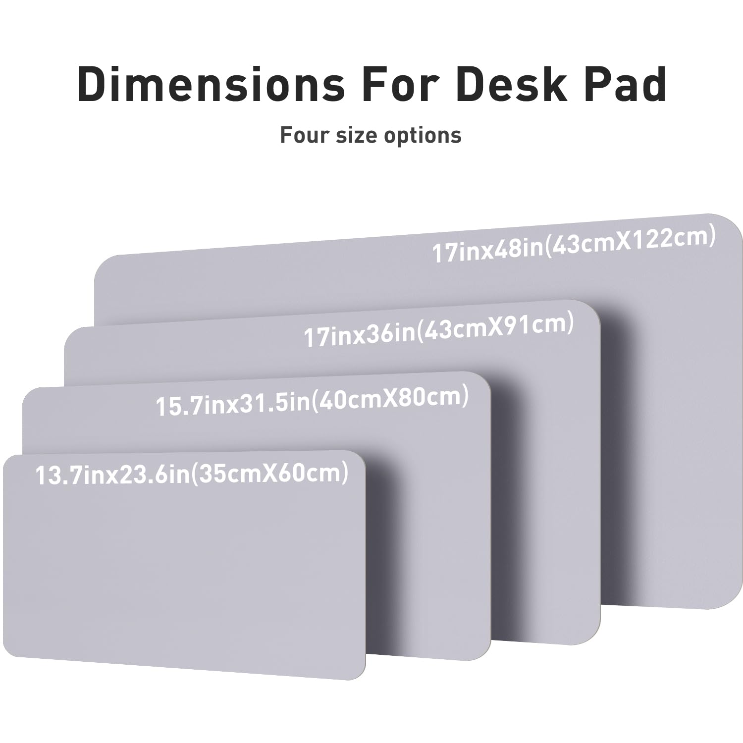Aothia Large PU Leather Desk Pad Protector – Non-Slip Mouse Pad & Writing Mat for Office/Home