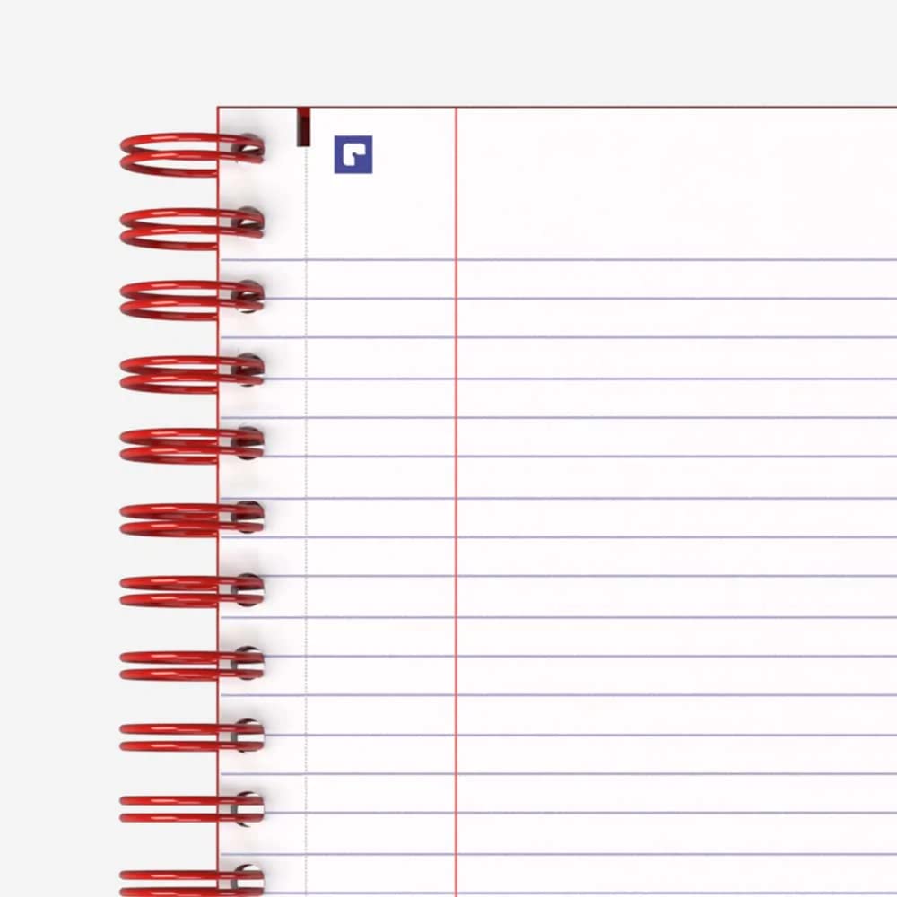 Hamelin, Spiral Notebook, 8x10in, College Ruled, Hardcover, 75shts/150 Pages, 1 Subject Notebook