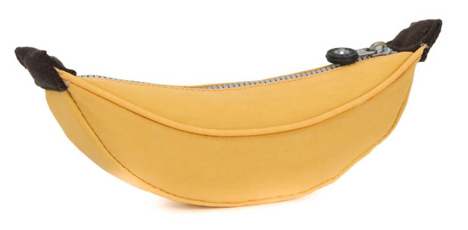 Kipling Banana Small Pen Case, Banana Yellow, One Size, BANANA
