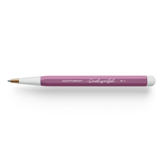 LEUCHTTURM1917 372217 Twist Pen No. 1, Brass, Aluminum, Gel Pen with Black Ink, Design