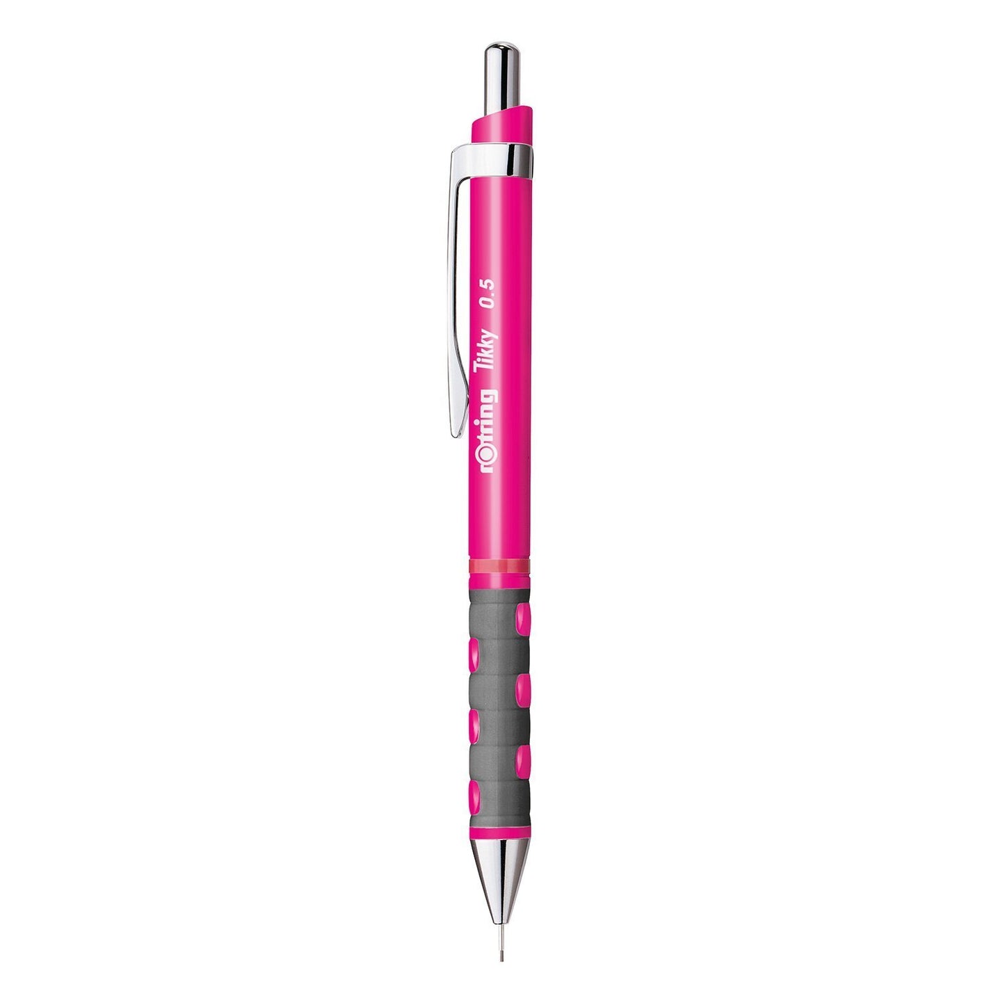 rOtring Tikky Mechanical Pencil, 0.5 mm, Neon Pink, 12 Count