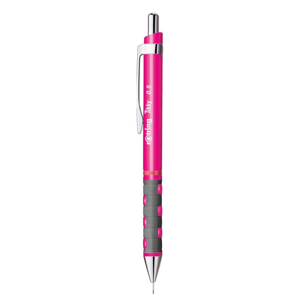 rOtring Tikky Mechanical Pencil, 0.5 mm, Neon Pink, 12 Count