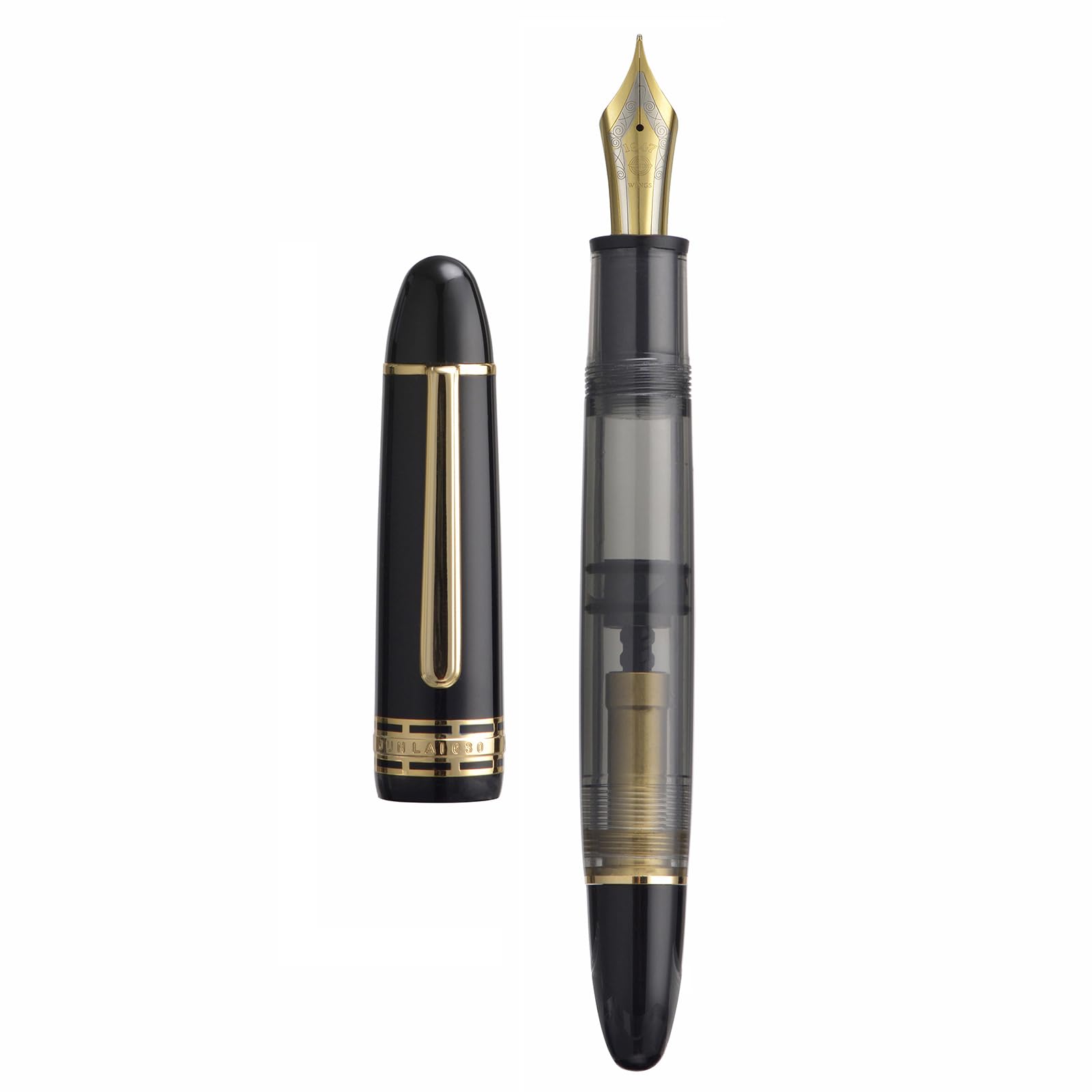 Wikult Yongsheng Junlai 630 Acrylic Fountain Pen, Size 8 Medium Nib with Piston Filling System