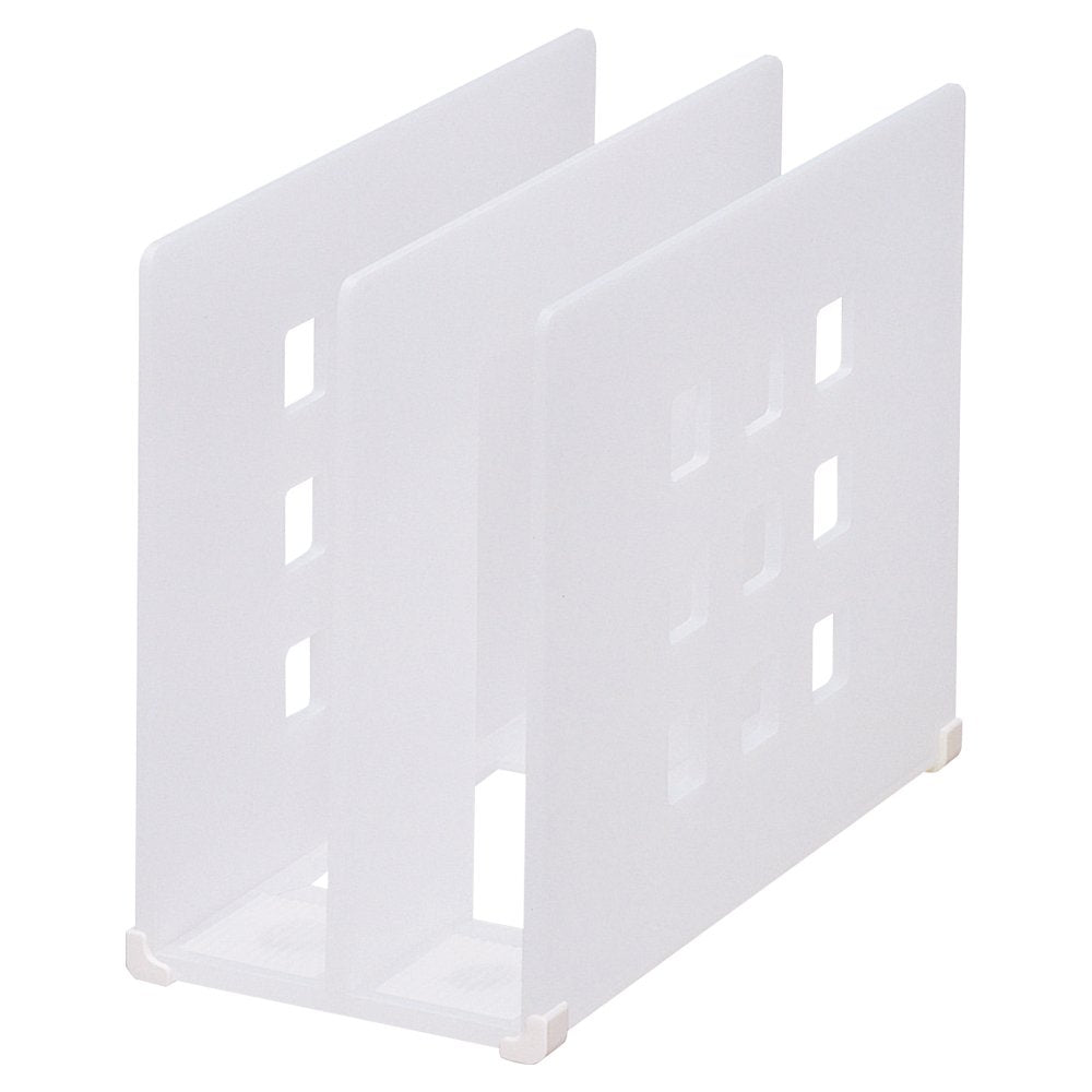 Lihit Lab A7320-1 Divider Rack, 3.9 inches (100 mm) (S) Milky White