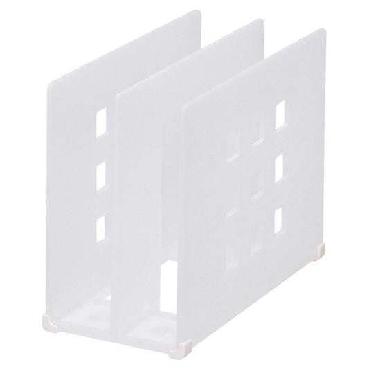 Lihit Lab A7320-1 Divider Rack, 3.9 inches (100 mm) (S) Milky White
