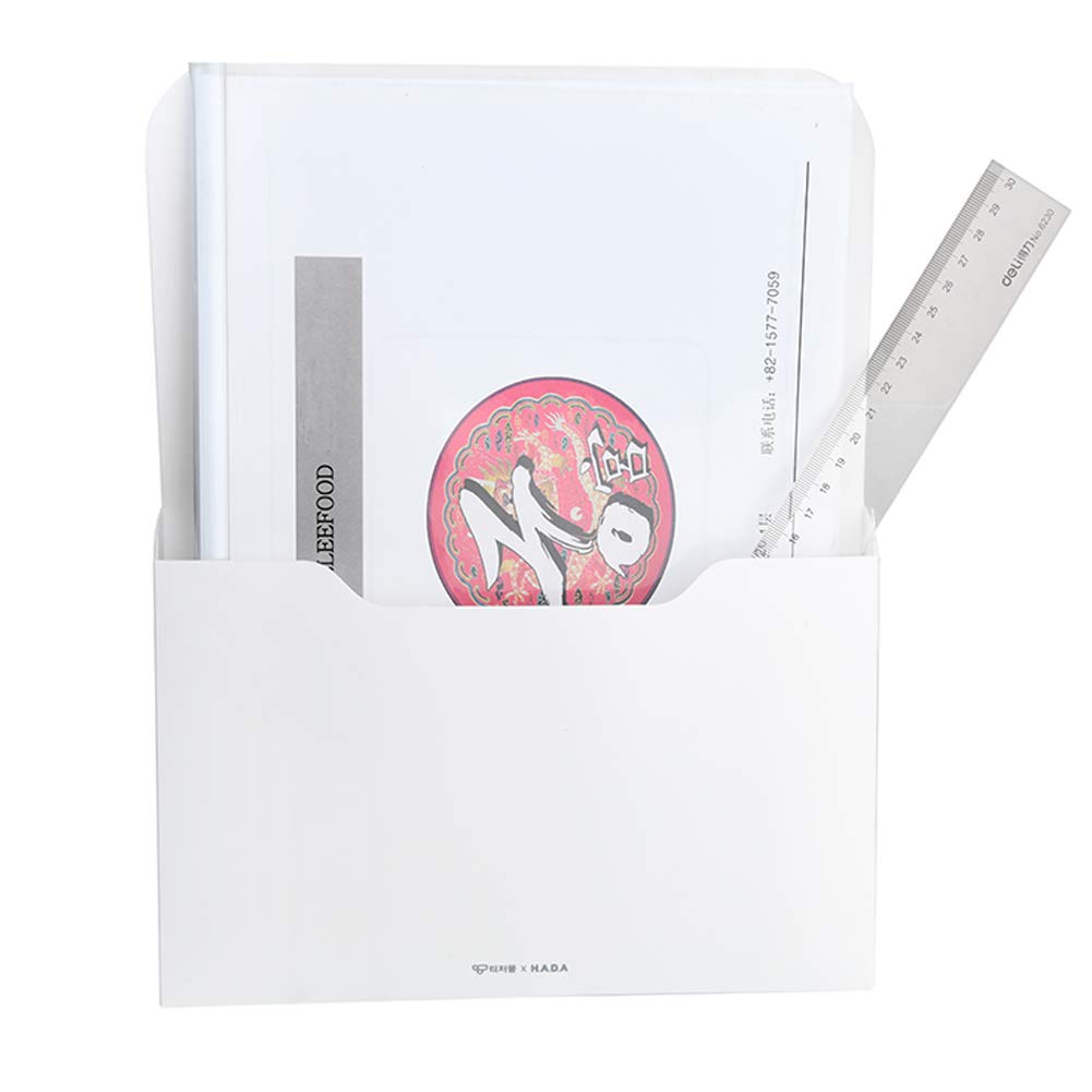 Marbrasse 2 Pack Magnetic File Holder - Paper Holder, Pocket Organizer,Hanging Wall File Organizer