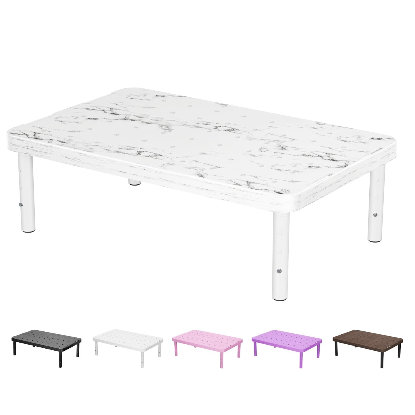 WALI Computer Monitor Stand for Desk, Adjustable Laptop Riser, up to 44 lbs