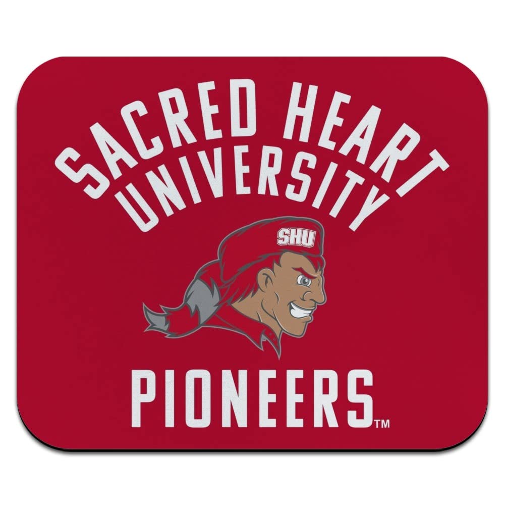 Sacred Heart University Pioneers Logo Low Profile Thin Mouse Pad Mousepad