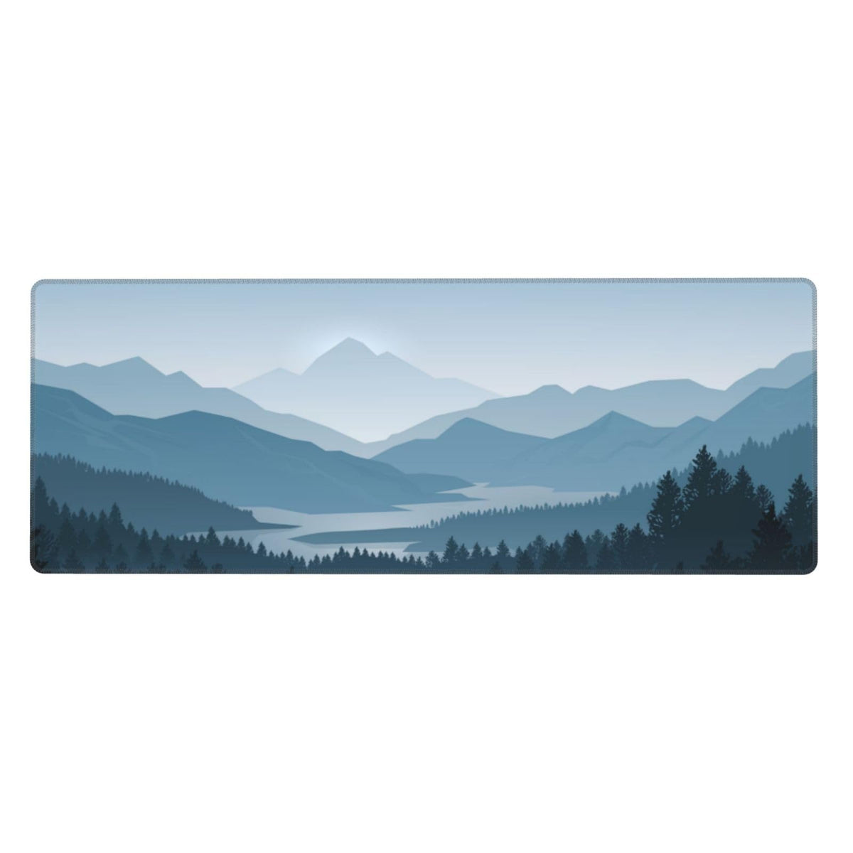 Mountain Gaming Mouse Pad Large Long Extended Pads Big Mousepad Extended Large Non-Slip Rubber Base