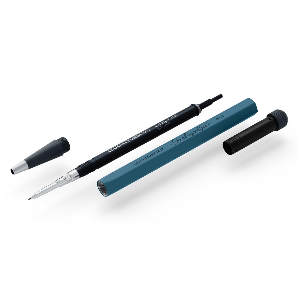 LEUCHTTURM1917 - Drehgriffel Mechanical Pencil - Refillable Writing Stylus with 0.7 mm HB Graphite