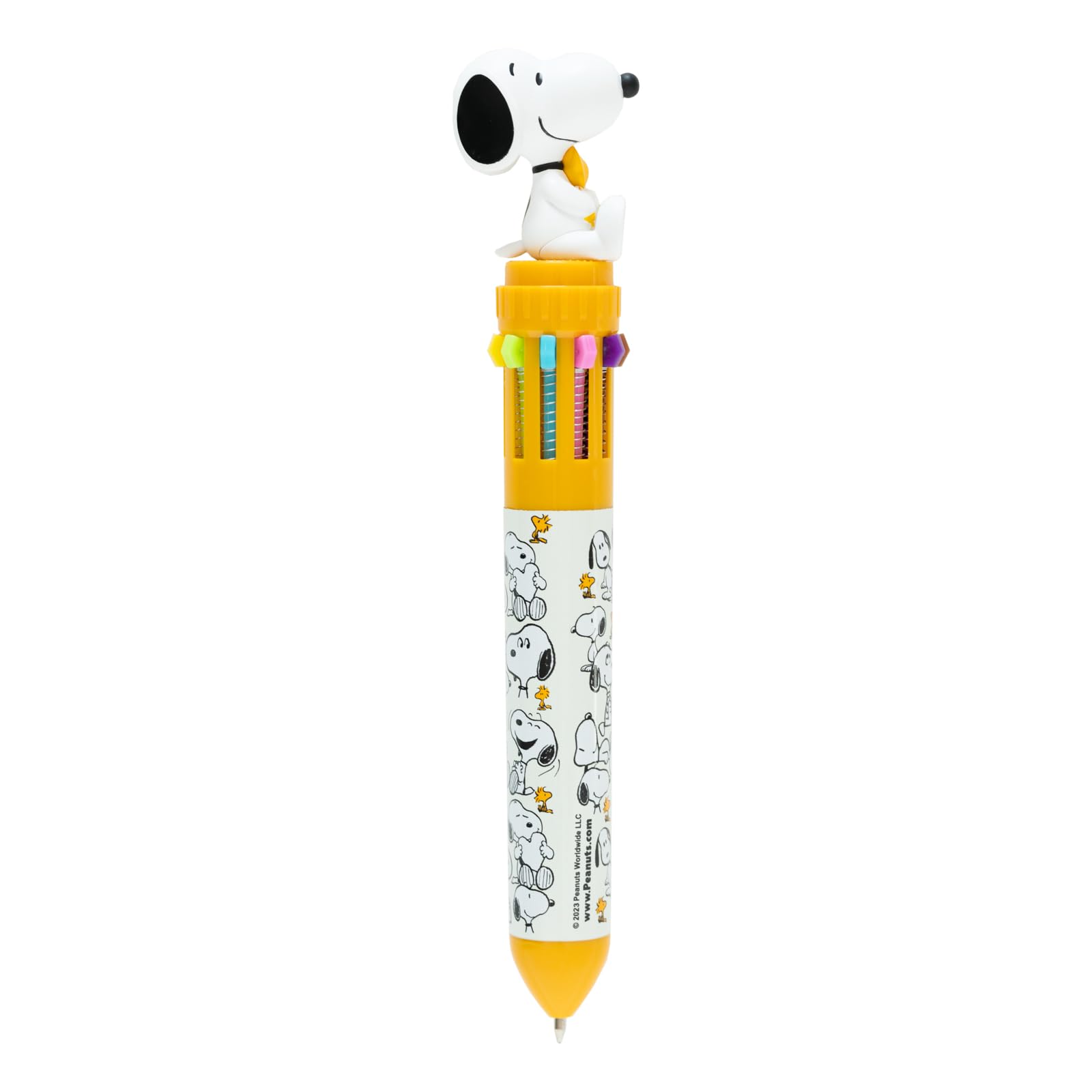 Grupo Erik Snoopy Pen | 10 In 1 Ballpoint Pen With 3D Snoopy Topper