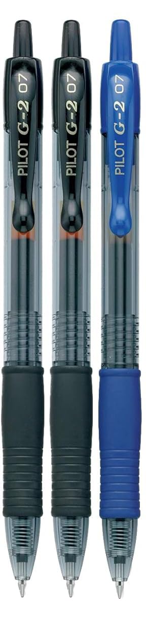 Advantage Gifts G2 Retractable Premium Gel Ink Roller Ball Pens Fine Point Fine Point (.7mm)
