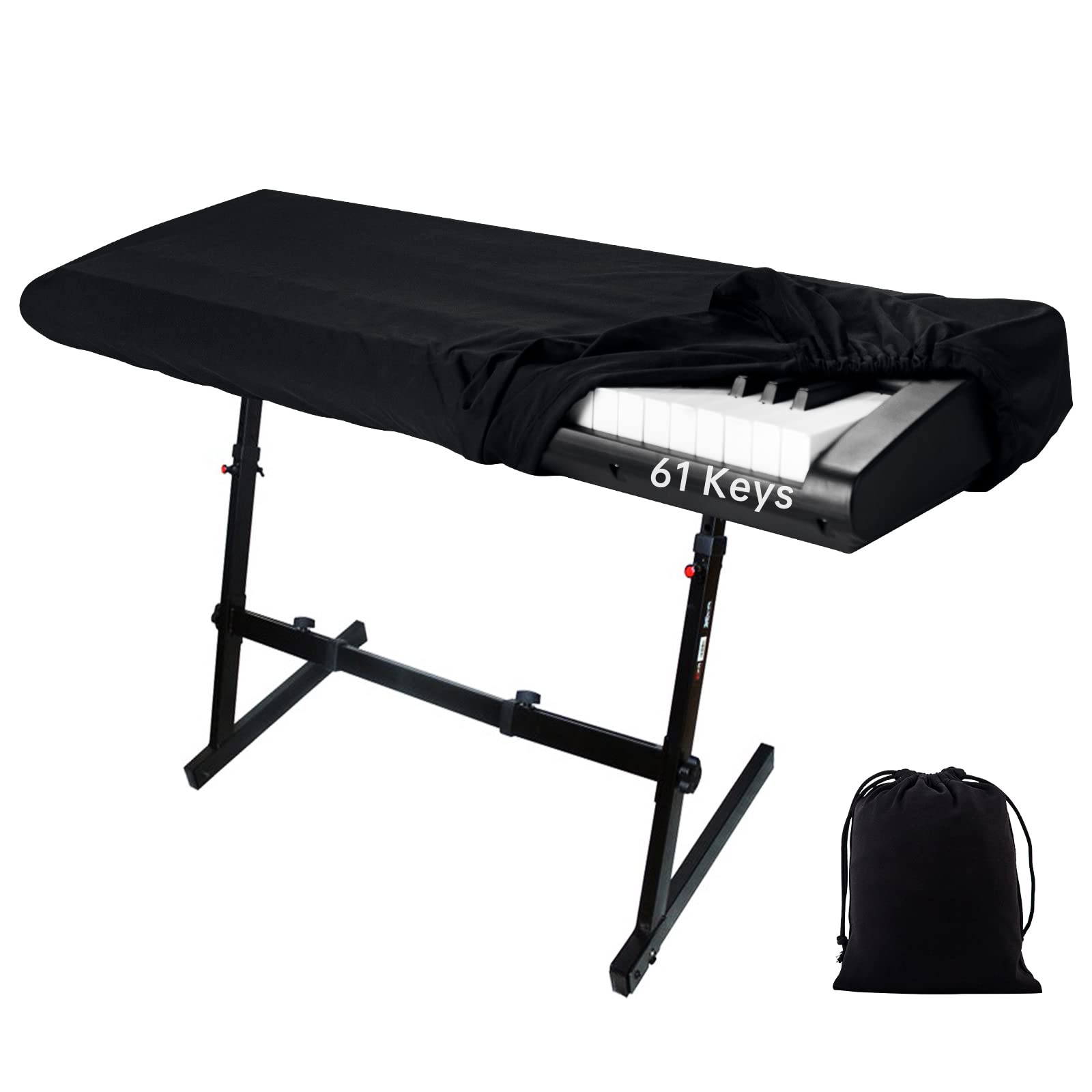 61 Keys Piano Keyboard Dust Cover, Music Stretchy Electronic DirtProof Keyboard Cover With Durable