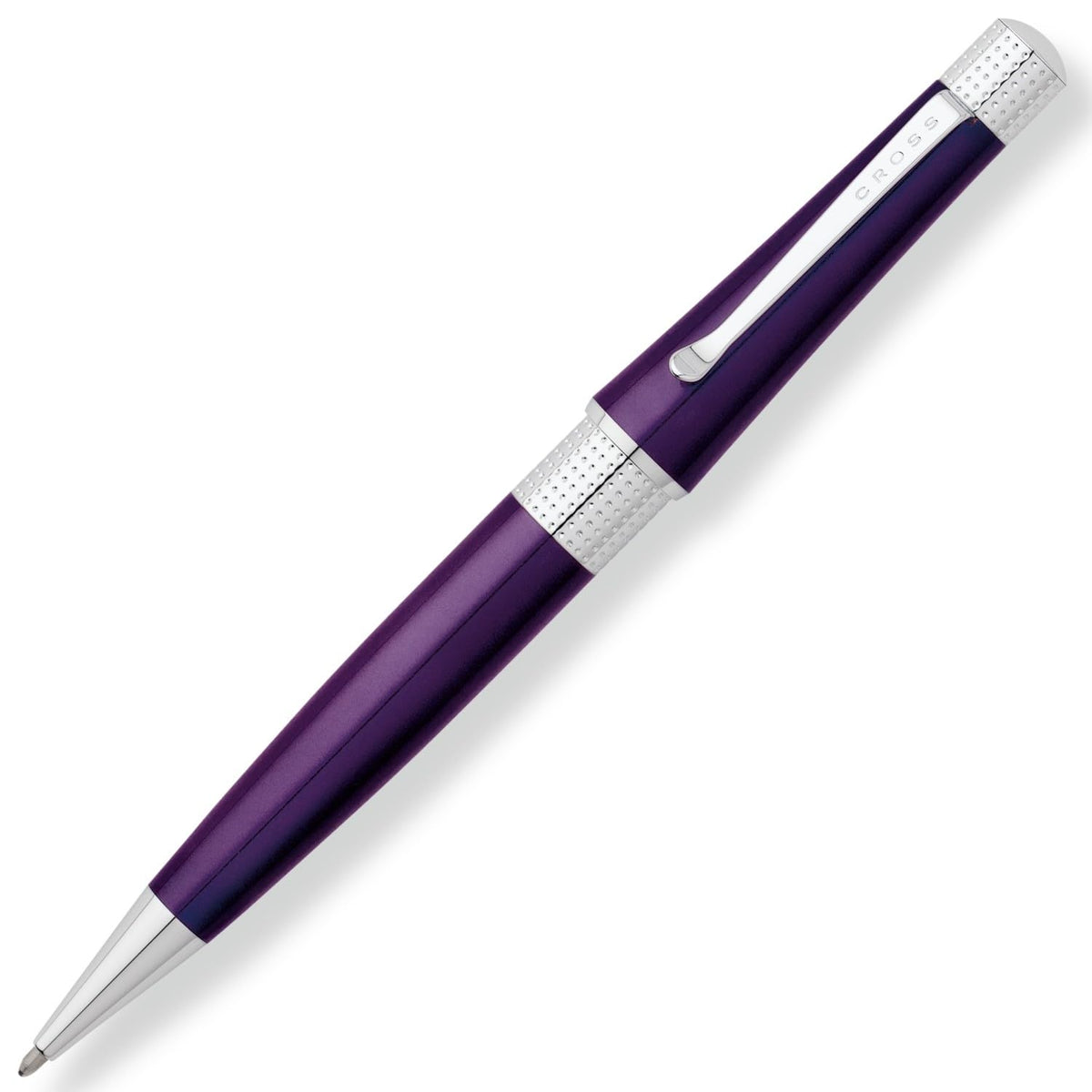Cross Beverly Refillable Ballpoint Pen, Medium Ballpen, Includes Premium Gift Box - Deep Purple