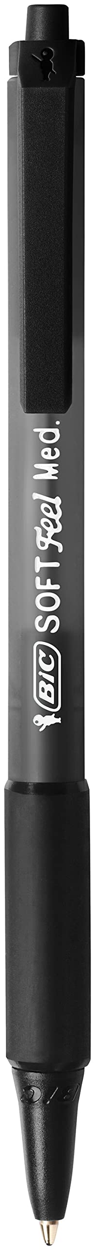 BIC ® ® SOFT Feel clic Grip Pen 0.4 MM, Black