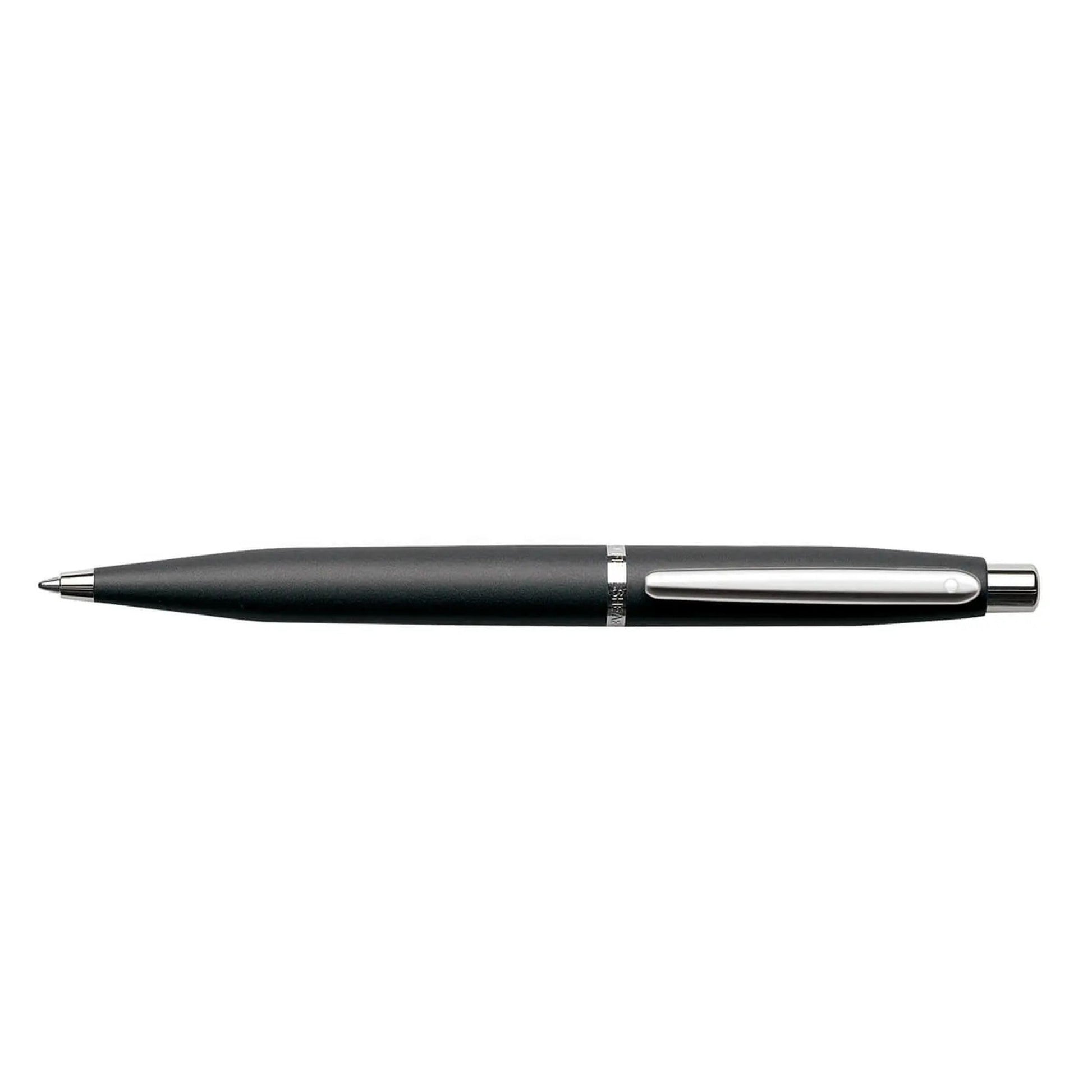 Sheaffer VFM Matte Black Ballpoint Pen with Chrome Trim