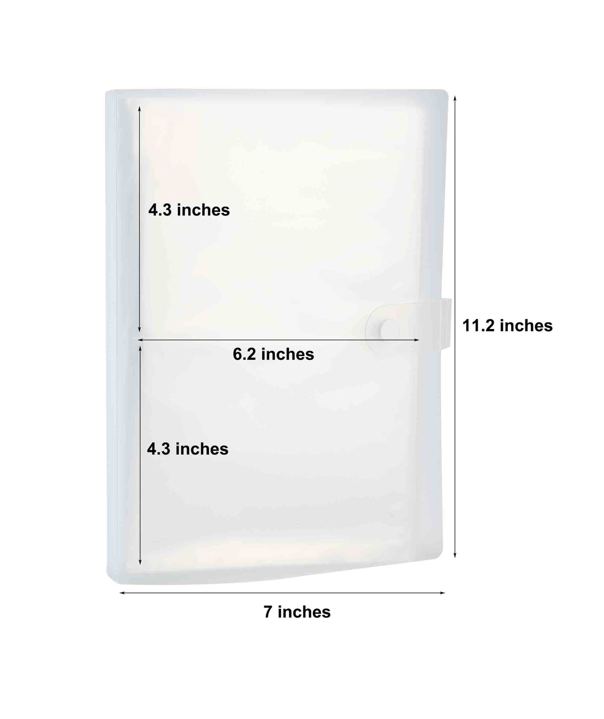 YOAVIP 4x6 Index Cards Clear Plastic Holder Organizer Pouches Book Binder 40 Page Hold 160 Cards 2