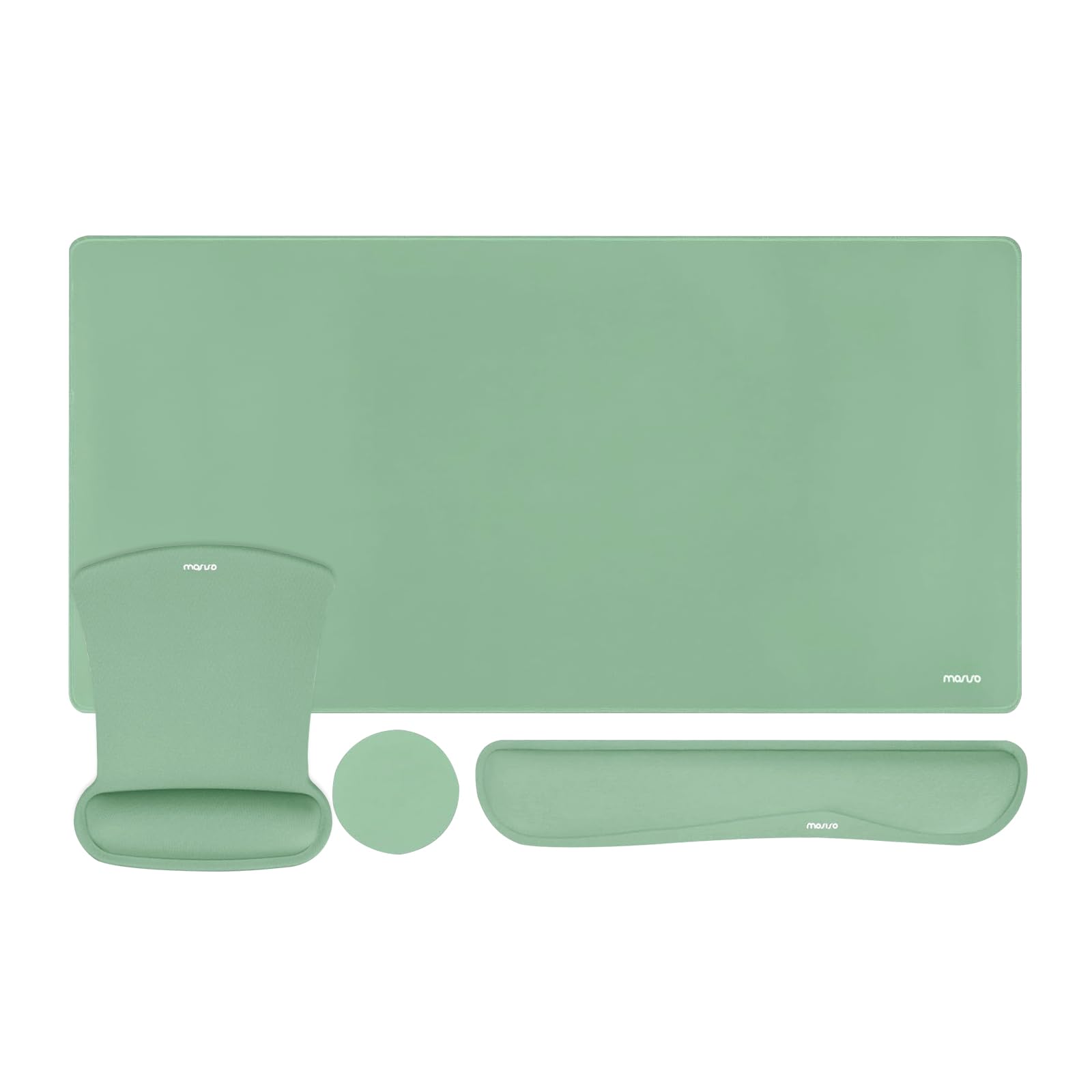 MOSISO Keyboard Mouse Pad Set, Large Gaming Mousepad&Keyboard Wrist Rest