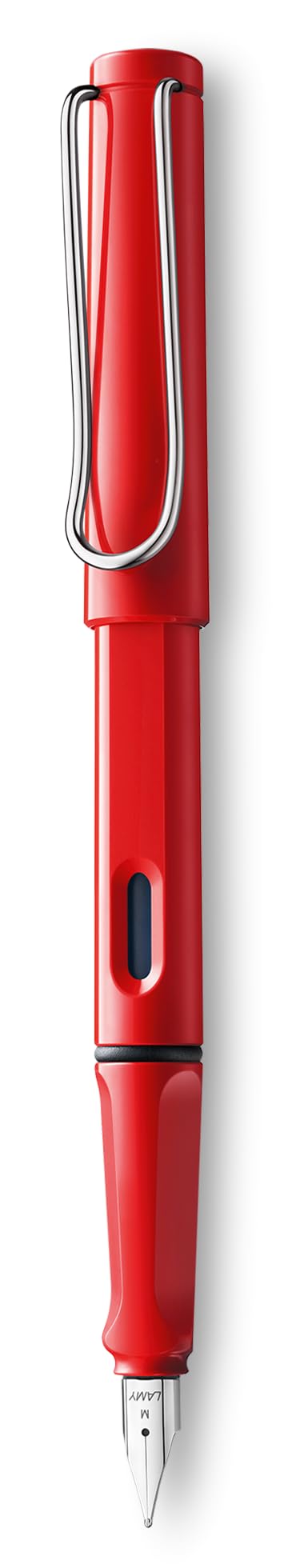 Lamy Safari Fountain Pen, Red Medium Nib (L16M)
