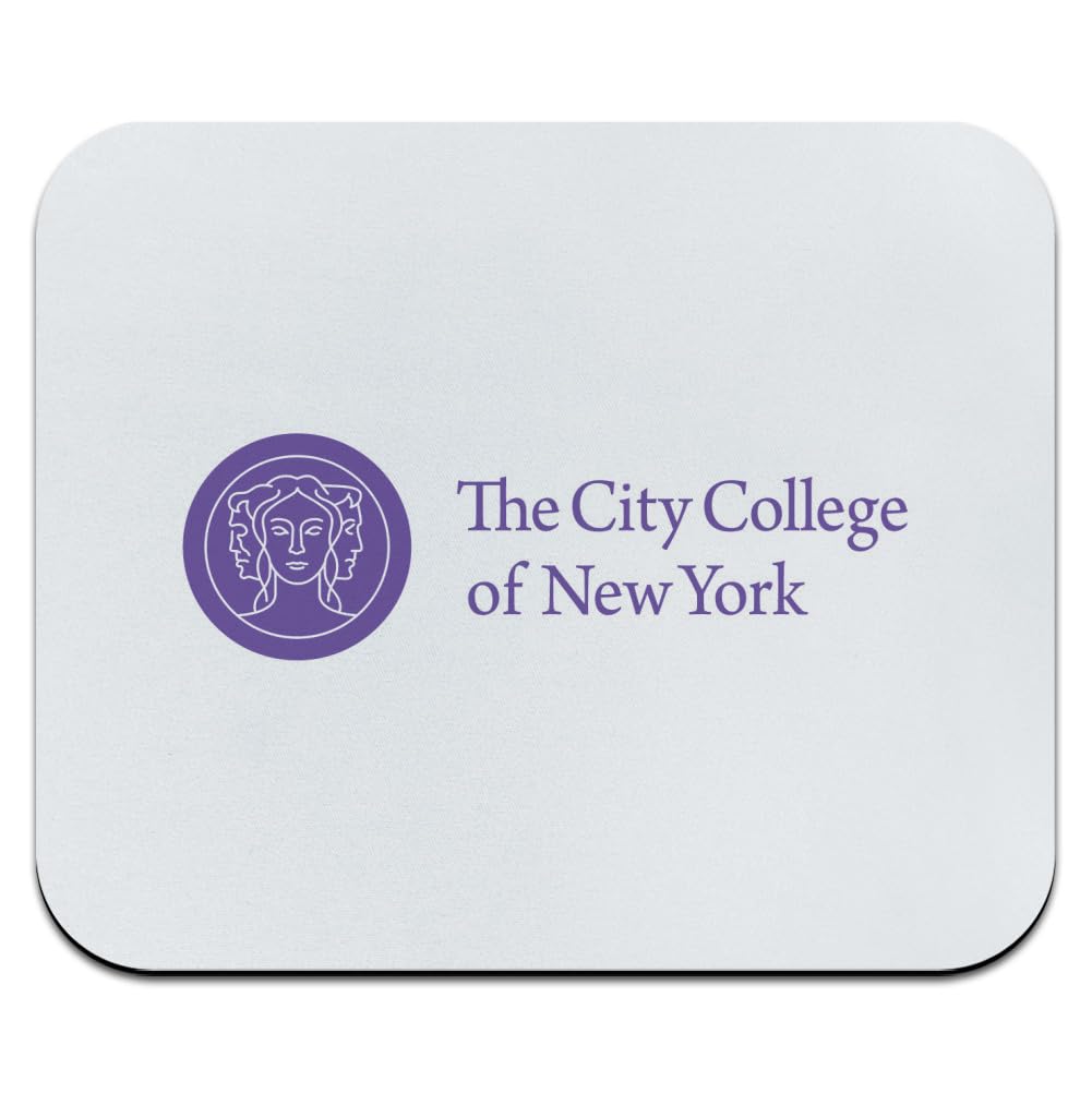 City College of New York Beavers Logo Low Profile Thin Mouse Pad Mousepad