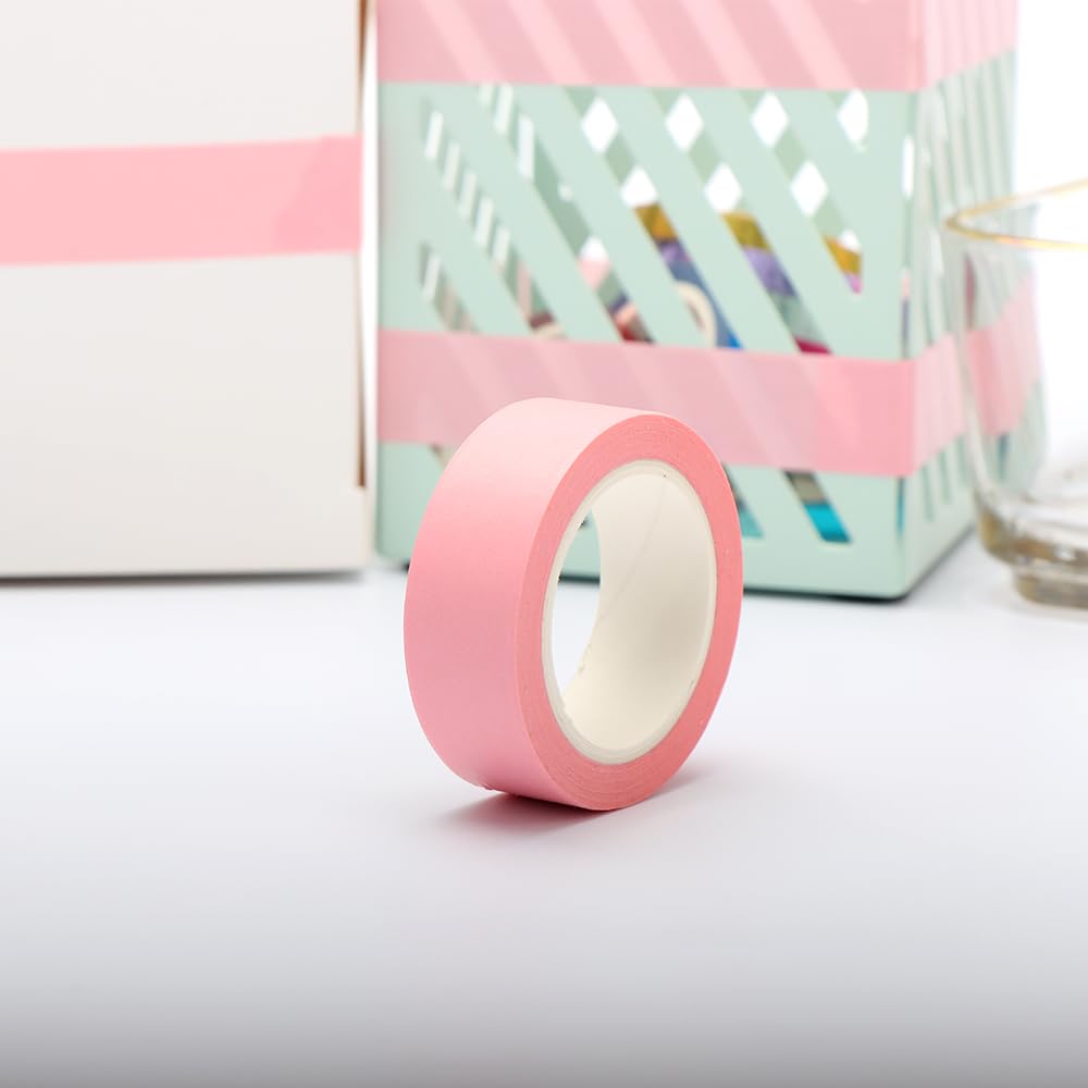 NatSumeBasics 2 Pastel Pink Washi Tapes Blush Pink Masking Tape