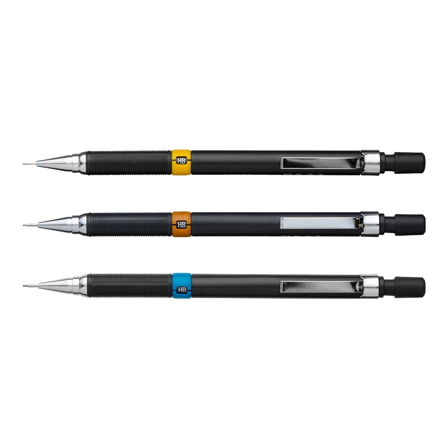 GEOtec GEOCollege Mechanical Pencil Set / 0,35/0.5/0.7 MM, HB, Black, Set of 3