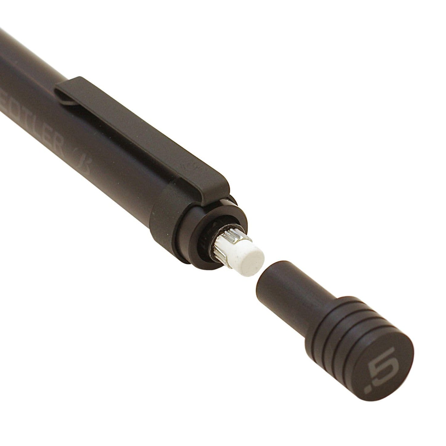 STAEDTLER 35-05B Mechanical Pencil, 0.02 inch (0.5 mm), All Black